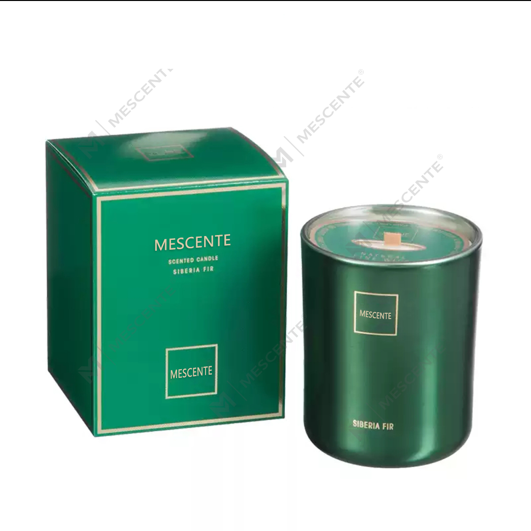 M&Scent velkoobchod přizpůsobená luxusní soukromá etiketa Pillar vonná sojový vosk Dřevěný knot Aroma svíčka