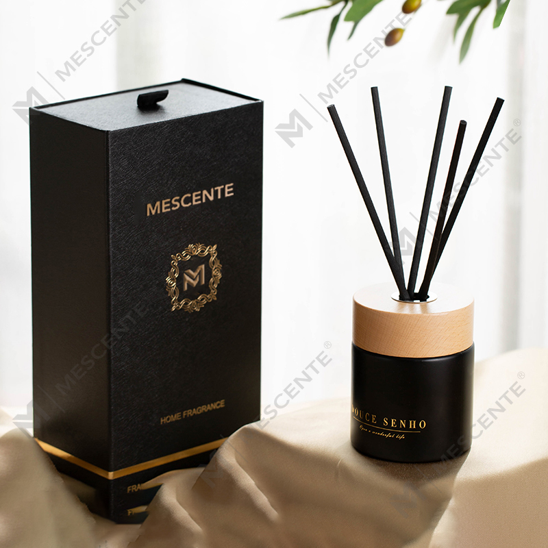 M&Scent Black Bottle Parfém Aroma rákosový difuzérový olej, vůně Thajské rákosové difuzéry Dárková sada