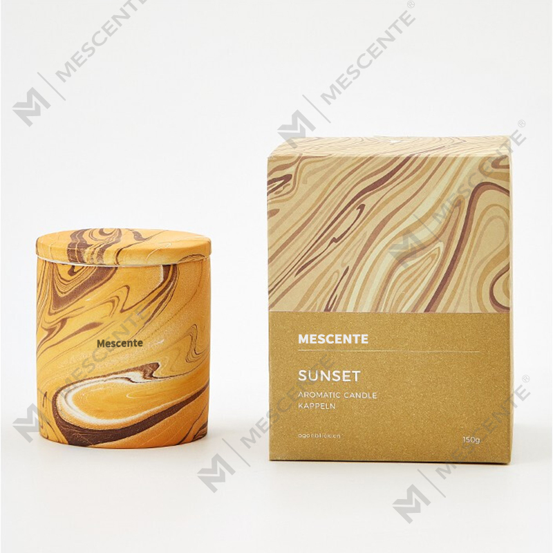 Velkoobchod M&Scent levně přizpůsobený luxusní privátní štítek Sloup vonný sojový vosk Dřevěný knot Aroma svíčka