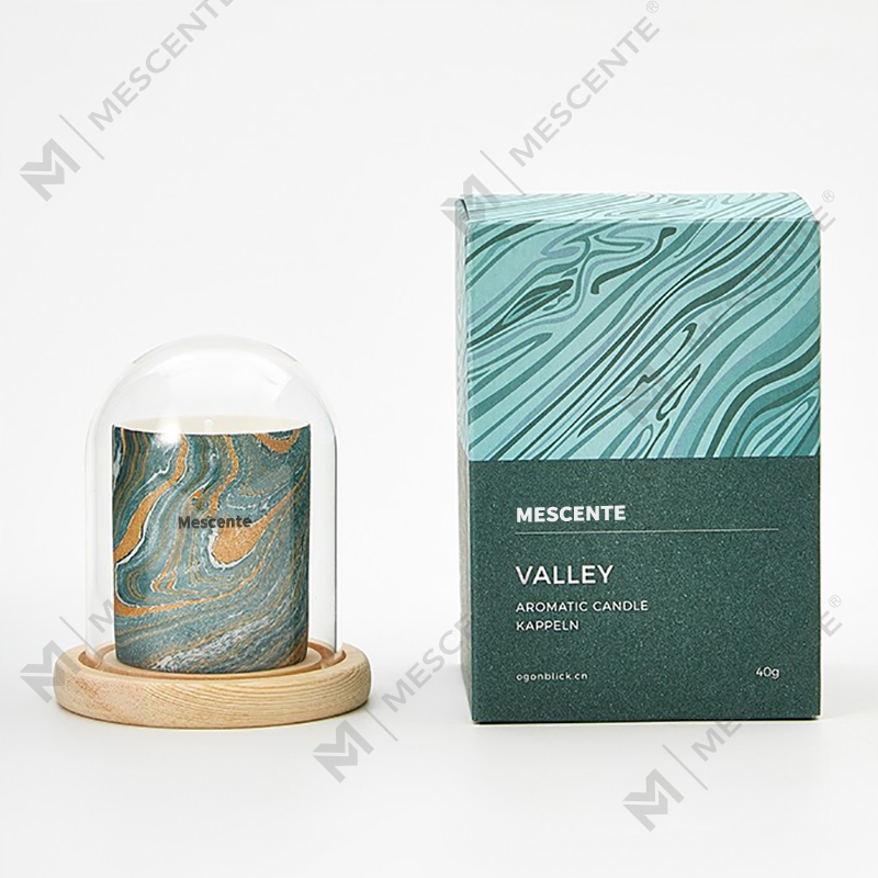 Velkoobchod M&Scent levně přizpůsobený luxusní privátní štítek Sloj vonná sojový vosk Dřevěný knot Aroma svíčka