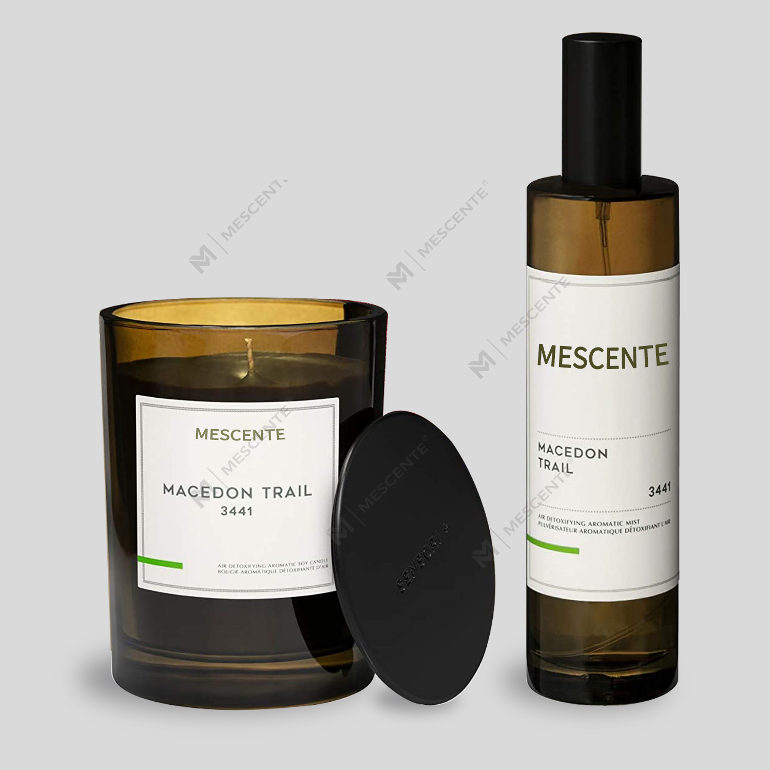 Sada svíček s rozprašovačem a rozprašovačem pro velkoobchodní prodej M&Scent