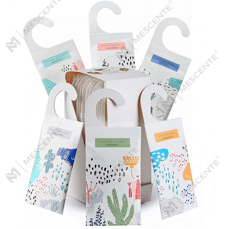 M&Scent Nový design Přizpůsobte si vonné sáčky sáčky Závěsné, vonné sáčky do šatníku