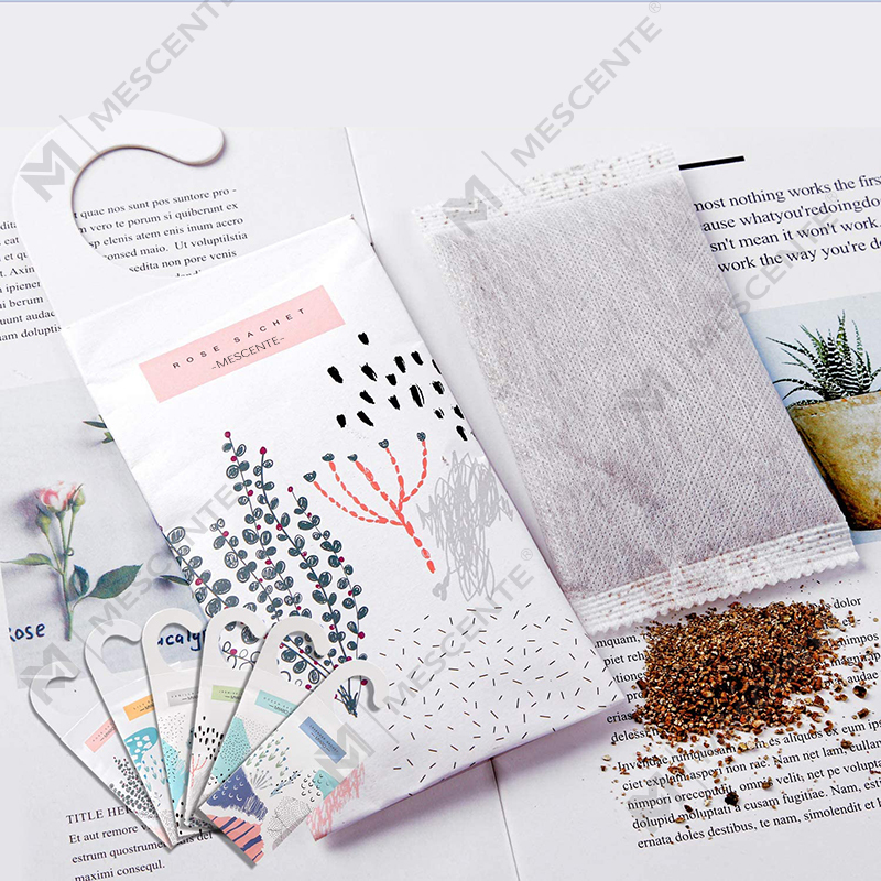 M&Scent Nový design Přizpůsobte si vonné sáčky sáčky Závěsné, vonné sáčky do šatníku