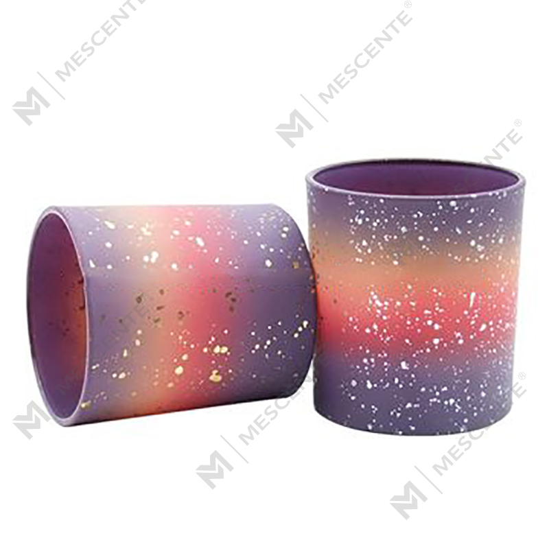M&Scent velkoobchodní vlastní prázdné sklenice na matné svíčky pro výrobu svíček s víčkem