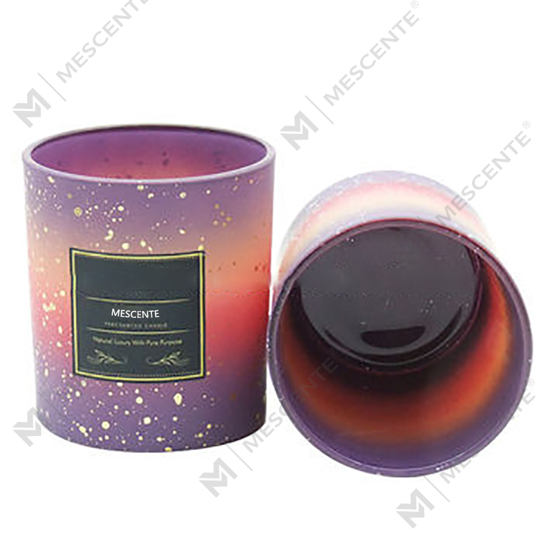 M&Scent velkoobchodní vlastní prázdné sklenice na matné svíčky pro výrobu svíček s víčkem