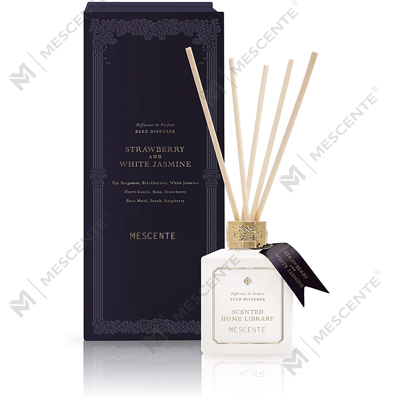 M&Scent velkoobchod luxusní privátní etiketa keramická láhev Dřevěná květinová tyčinka Aroma rákosový difuzér
