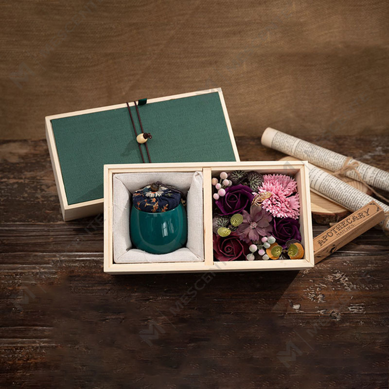 M&Scent luxusní dekorace na hromadnou objednávku keramická sloupová aromaterapeutická parafínová svíčka