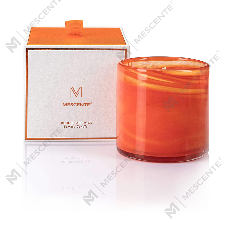Velkoobchod M&Scent na míru, velké luxusní kávové svíčky se silnou vůní levandule, dárková sada ve velkém