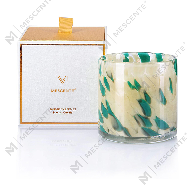 Velkoobchod M&Scent na míru, velké luxusní kávové svíčky se silnou vůní levandule, dárková sada ve velkém