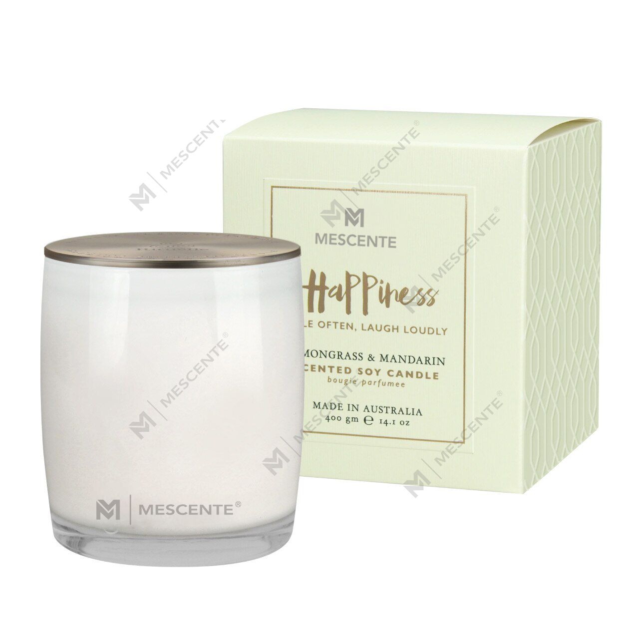 Velká skleněná láhev M&Scent Home Essentials Aroma rákosový difuzér Dárková sada s ratanovými tyčinkami