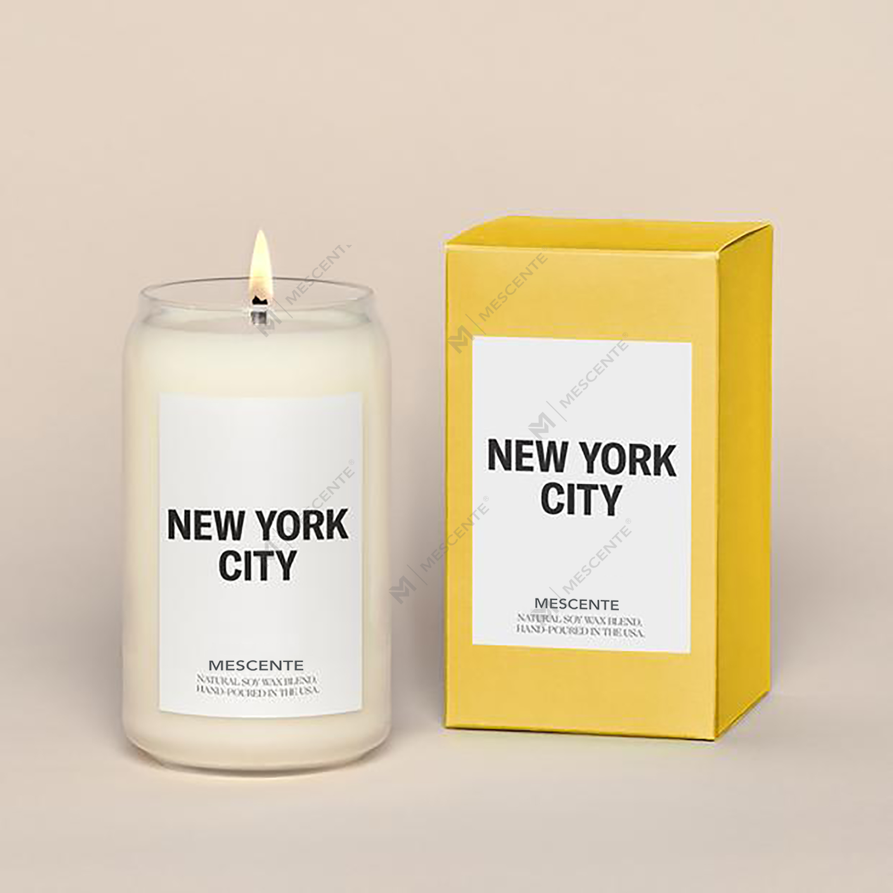 M&Scent organické přizpůsobené keramické mléčné svíčky Woodwick, nádoba na svíčky