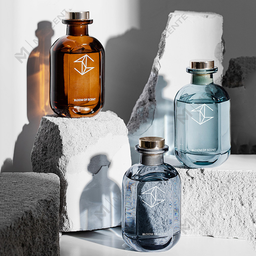 M&Scent 500 ml vánoční křišťálový rákosový difuzér dárková sada, domácí rákosový difuzér