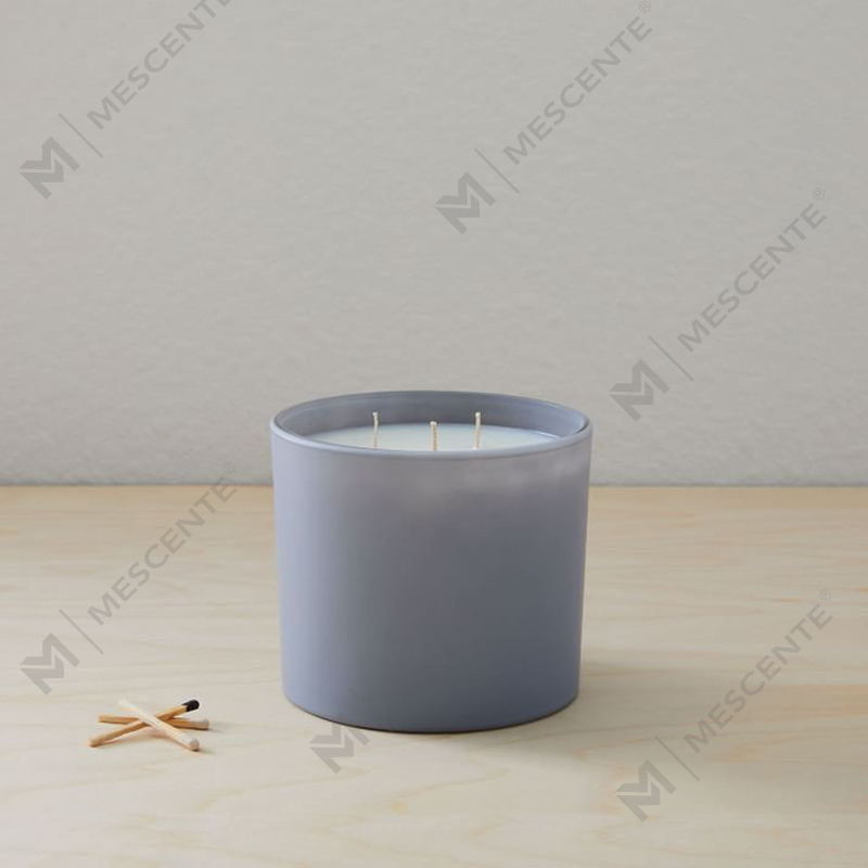 M&SCENT Přírodní vánoční široce používaná skleněná dóza vonná svíčka ze sójového vosku se skládací krabičkou