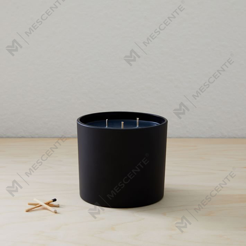 M&SCENT Přírodní vánoční široce používaná skleněná dóza vonná svíčka ze sójového vosku se skládací krabičkou