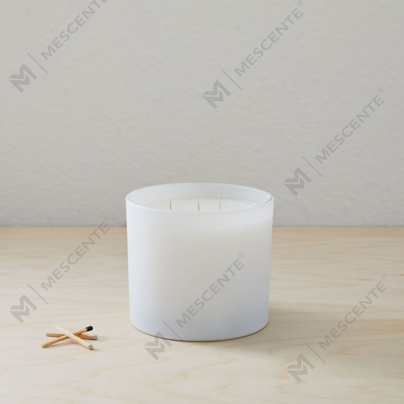 M&SCENT Přírodní vánoční široce používaná skleněná dóza vonná svíčka ze sójového vosku se skládací krabičkou
