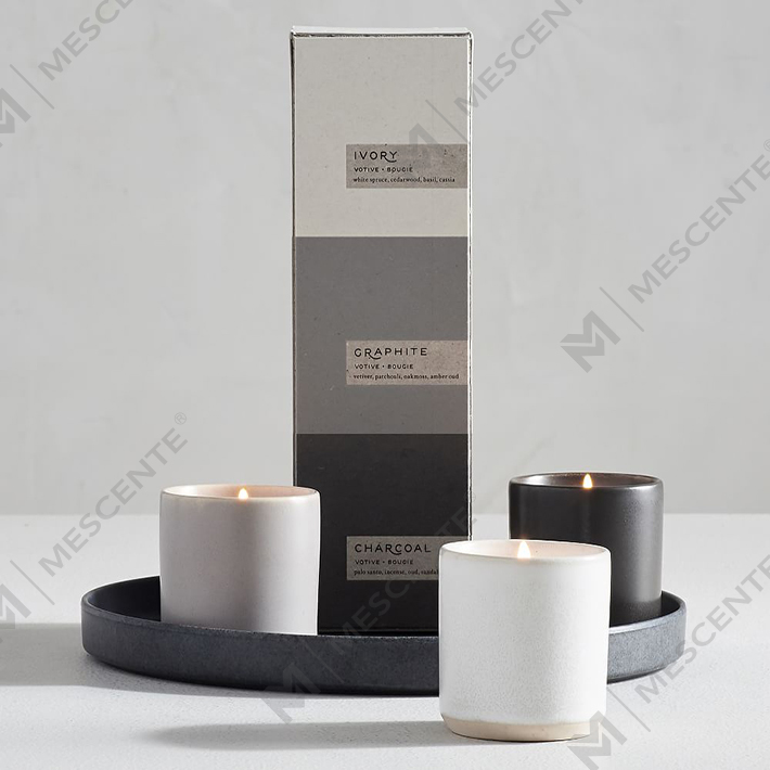Custom Private Label Luxusní keramická vonná svíčka Dárková sada A29218-Cennosti