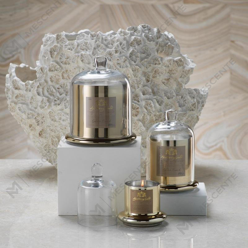 M&Scent Dekorativní Romantický Svatební zvon Skleněný kryt Vonná svíčka A29275
