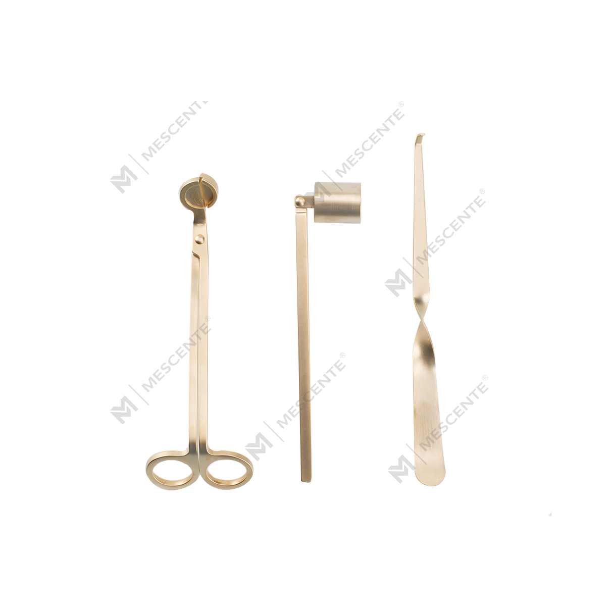 Mescente Gold Candle Wick Snuffer Set s dárkovou krabičkou A991330-1