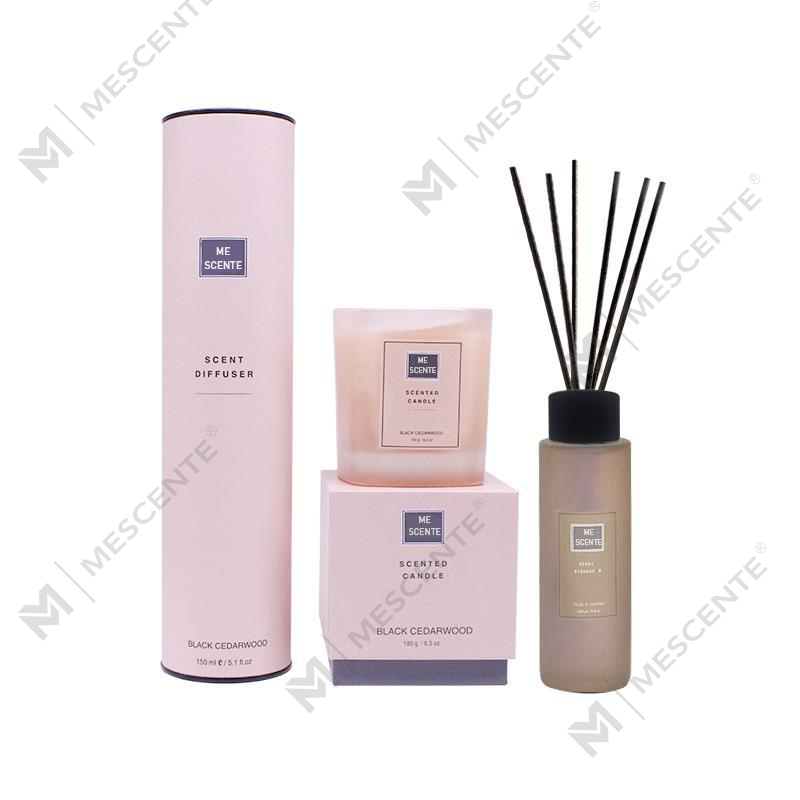 150ml domácí vonný rákosový difuzér dárková sada s vonnou svíčkou A99189