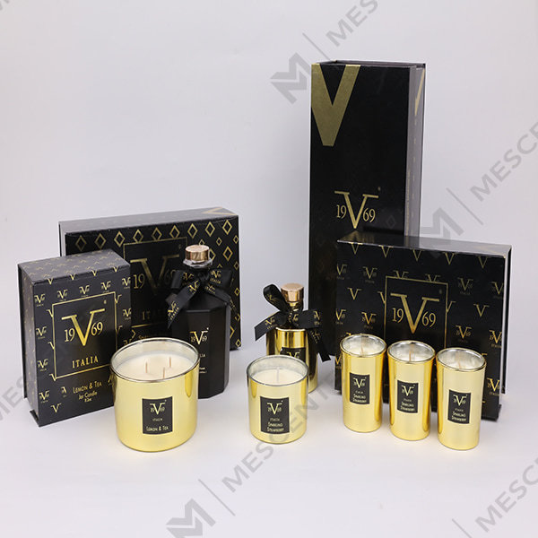 M&Scent Home Vonný rákosový difuzér Dárková sada s vonnou svíčkou A29260-2