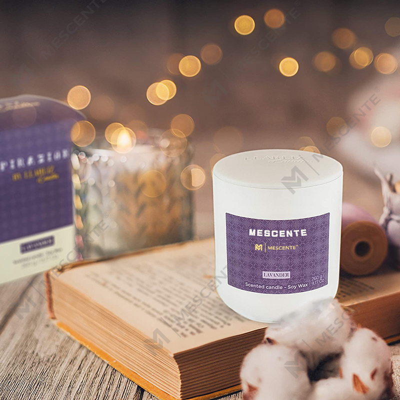 M&Scent Mason Jar Mini svíčky na sójovém základě, luxusní balení Marble Candle Soy Wax