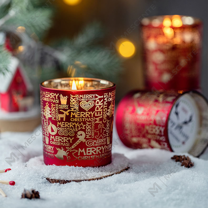 Vánoční vůně M&Scent Vánoční bezkouřová hvězdná obloha Cup vonná svíčka s rukou