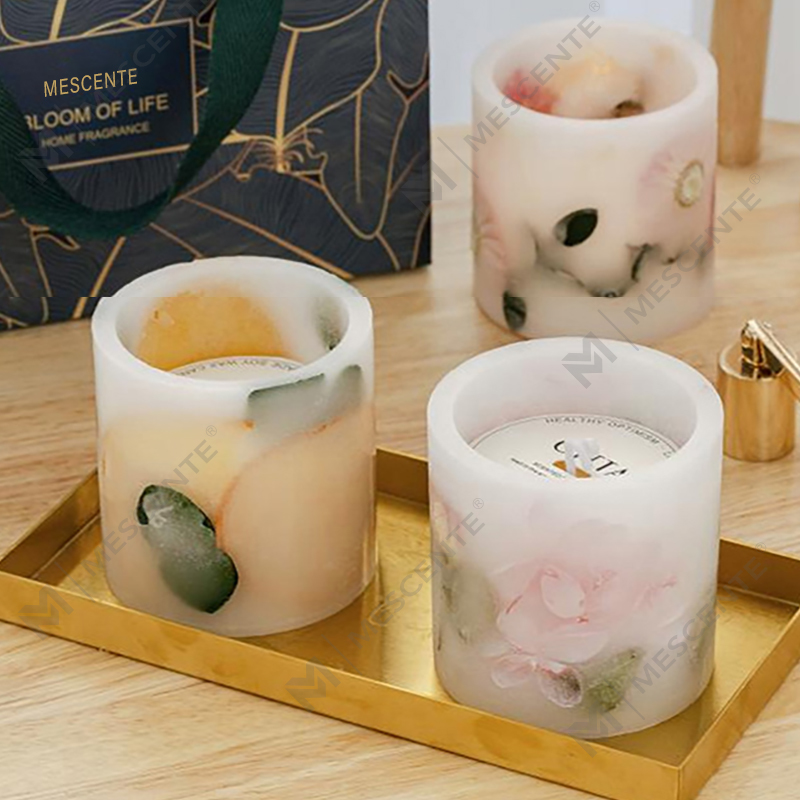 M&Scent velkoobchodní luxusní dárková sada čajových svíček s přírodním sójovým voskem