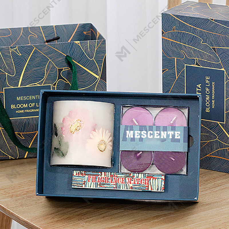 M&Scent velkoobchodní luxusní dárková sada čajových svíček s přírodním sójovým voskem