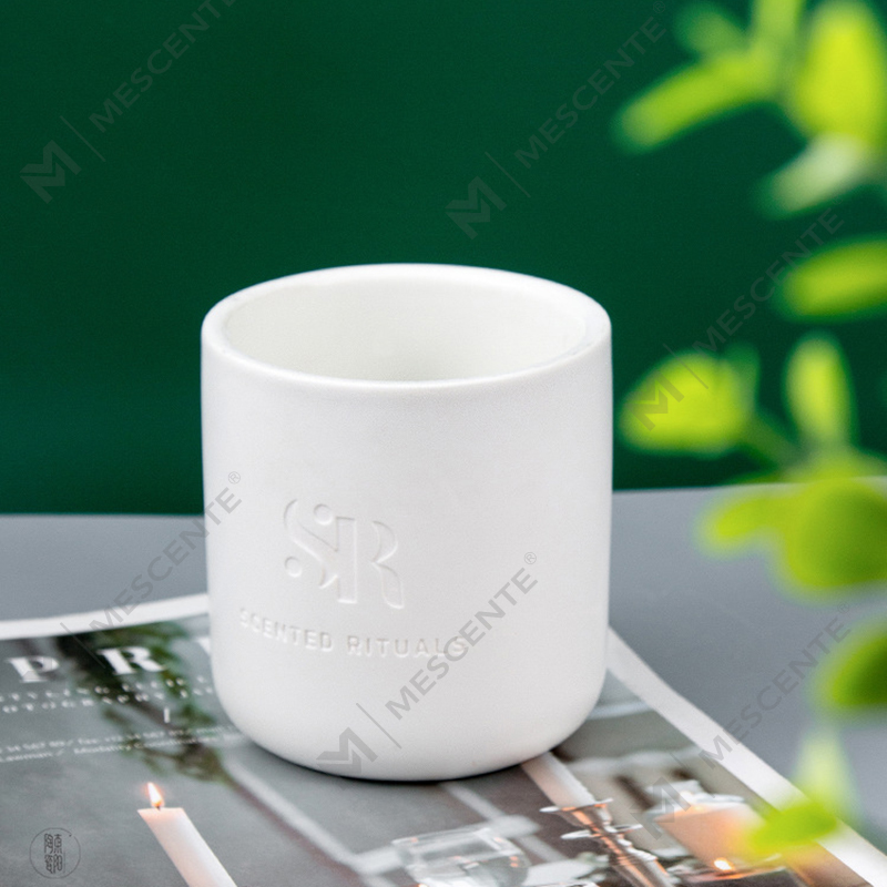 M&S vůně Custom Logo Levné keramické dózy s dřevěným víčkem Svíčka, luxusní svíčky z kokosového vosku