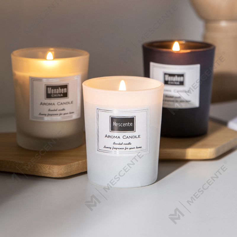 M&Scent zakázkově tištěné pivoňkové vonné svíčky ze sójového vosku, digitální vonná svíčka