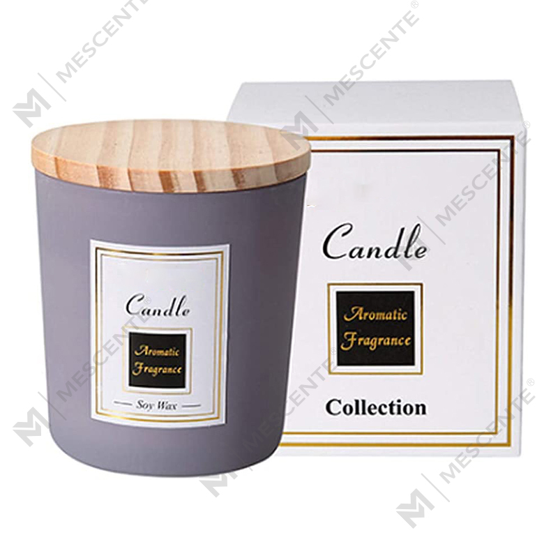 M&Scent ručně tištěné sójové svíčky, svíčka odpuzující komáry ze santalového dřeva
