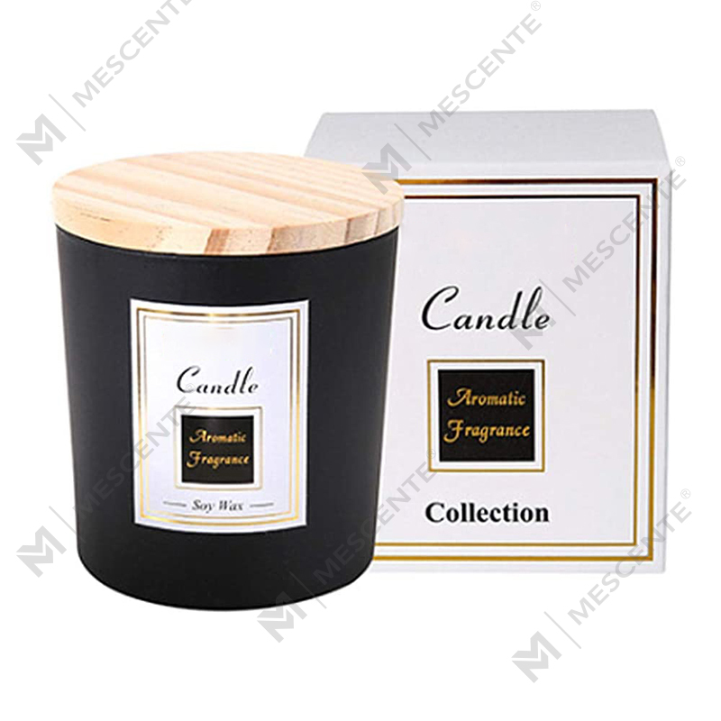 M&Scent ručně tištěné sójové svíčky, svíčka odpuzující komáry ze santalového dřeva