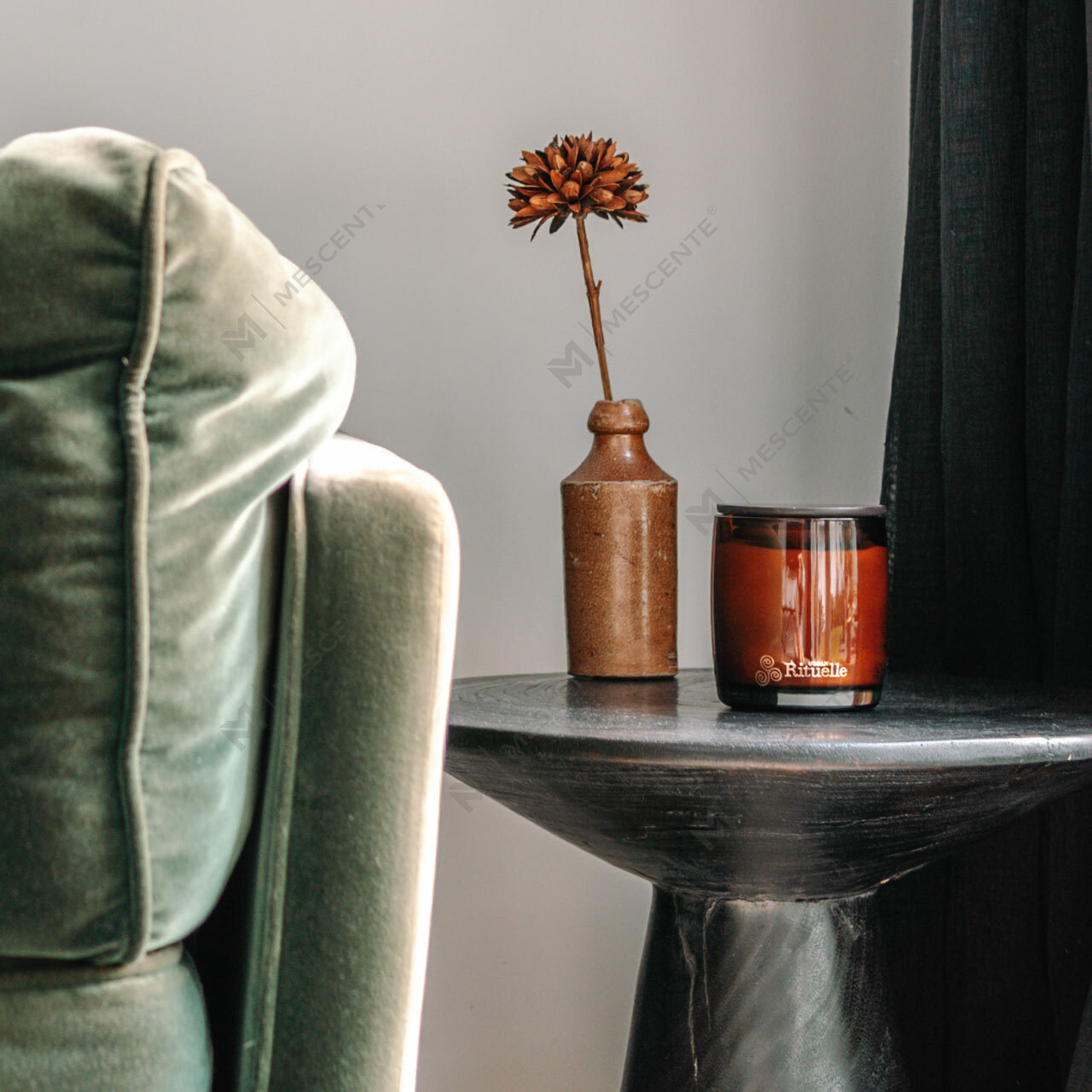 Luxusní privátní značka Vanilla Starry vonná svíčka s dřevěnou klapkou