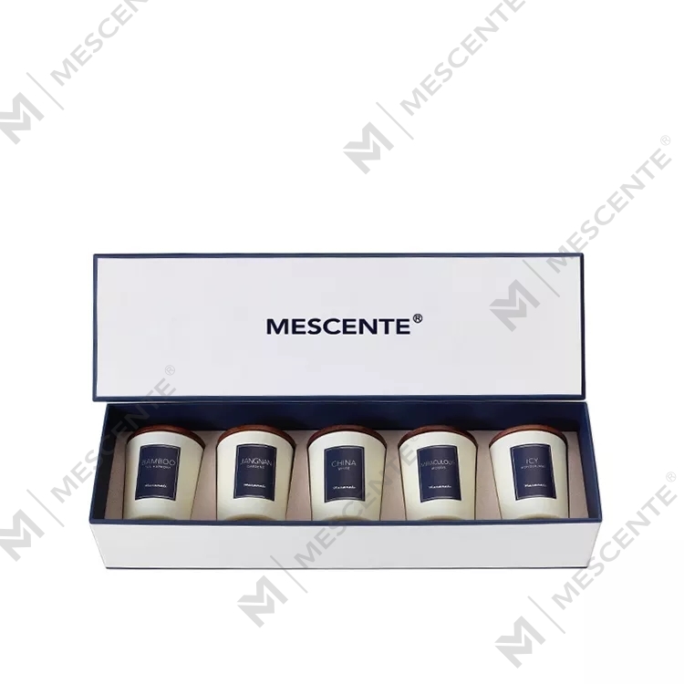 M&scent velkoobchod privátní značka vonné oleje vonné svíčky luxusní s víčkem, aromaterapeutická svíčka
