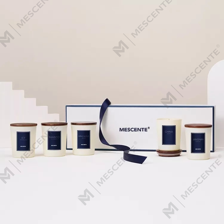 M&scent velkoobchod privátní značka vonné oleje vonné svíčky luxusní s víčkem, aromaterapeutická svíčka