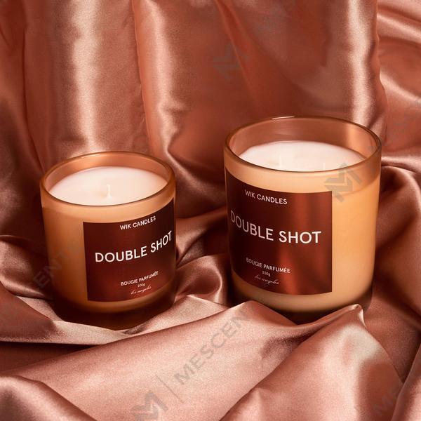 M&Scent velkoobchodní luxusní dekorace na zakázku z černého skla vonné svíčky ze sójového vosku