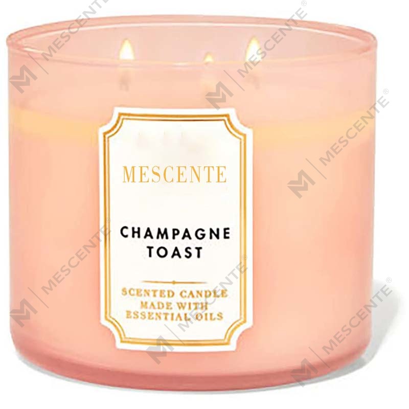 M&Scent ručně vyráběné 3 knoty s přírodním jasmínem vonící svíčky ze sójového vosku, soukromá značka Aromaterapeutické křišťálové svíčky