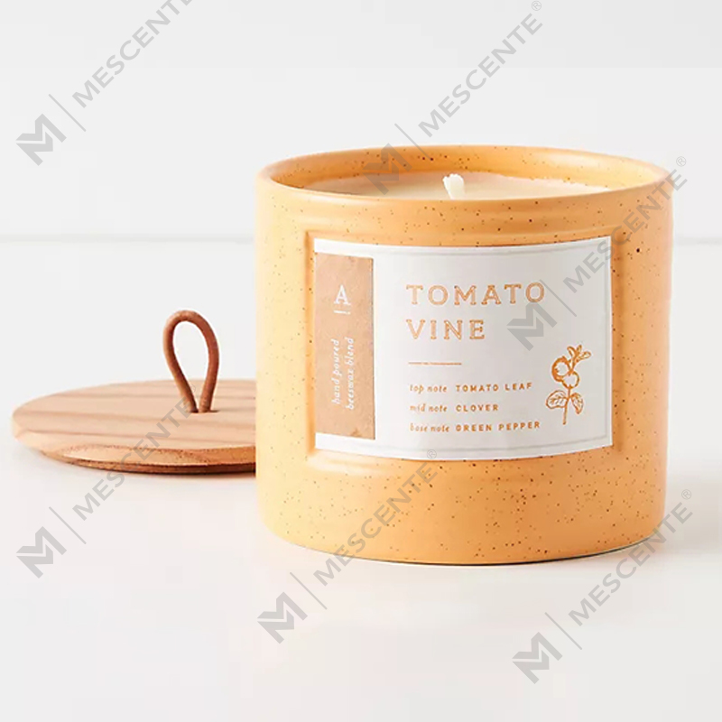 M&Scent Private Label barevné keramické dózy Elegantní svíčky s vůní sójového vosku
