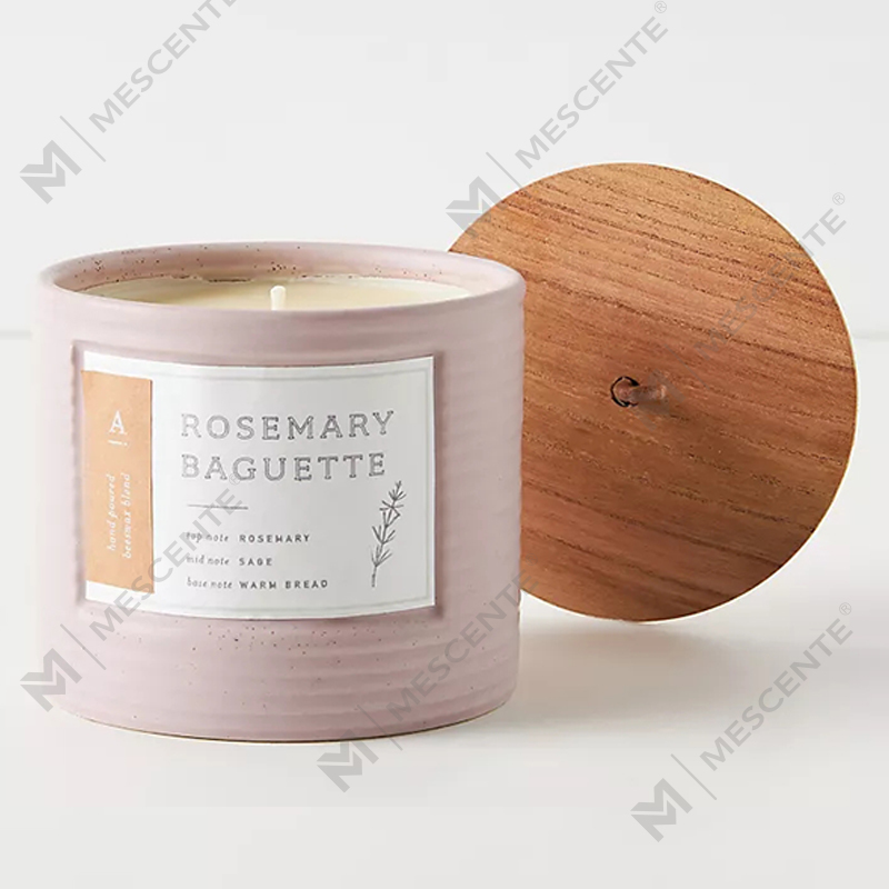 M&Scent Private Label barevné keramické dózy Elegantní svíčky s vůní sójového vosku