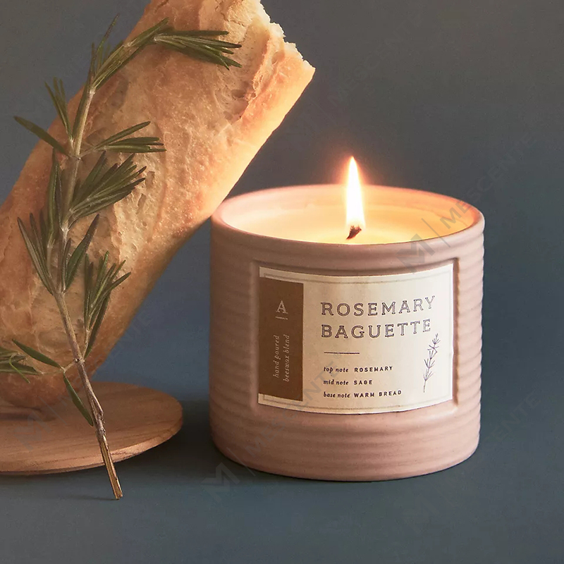 M&Scent Private Label barevné keramické dózy Elegantní svíčky s vůní sójového vosku
