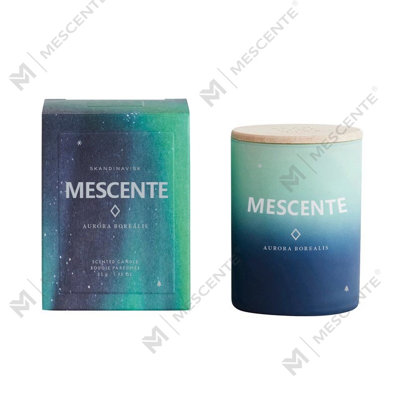 Vonné svíčky ve skleněné dóze na míru pro soukromé značky M&Scent