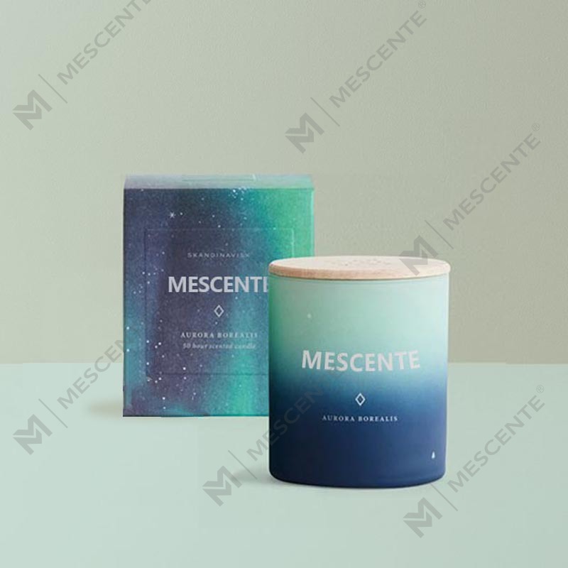 Vonné svíčky ve skleněné dóze na míru pro soukromé značky M&Scent