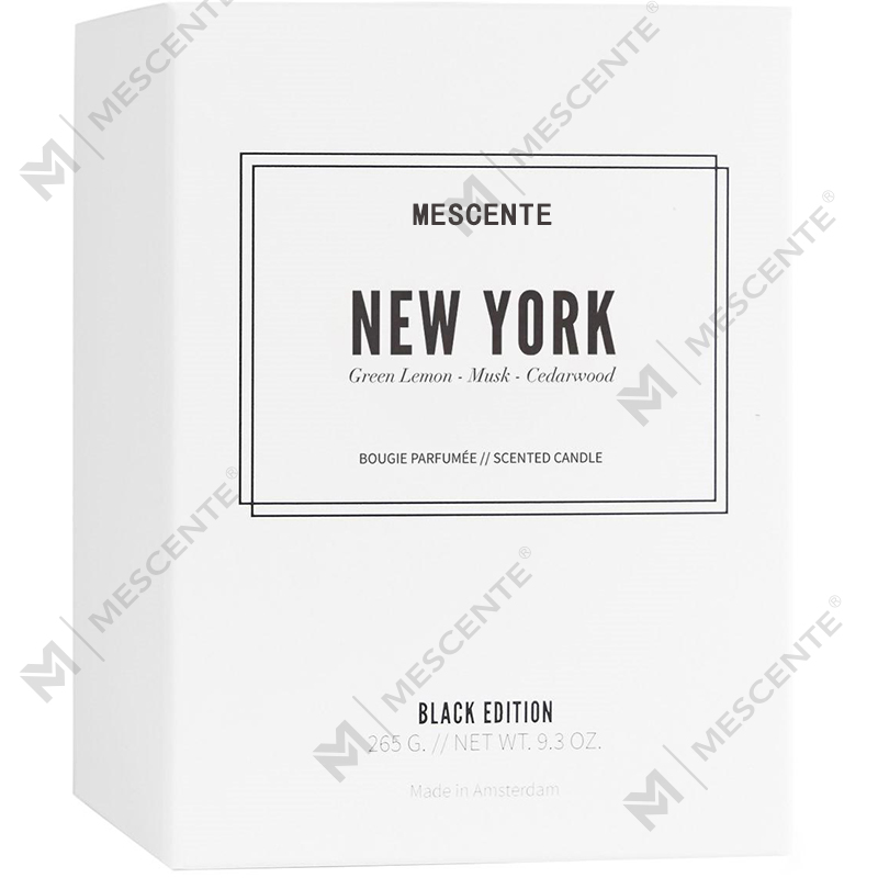 M&Scent velkoobchod luxusní privátní etiketa s černým personalizovaným logem vonné svíčky