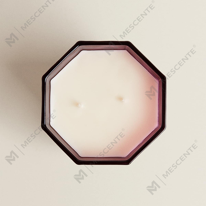 Luxusní vánoční vonné svíčky M&Scent Aromaterapie Svíčky ze sójového vosku v dárkové krabičce z černého skla