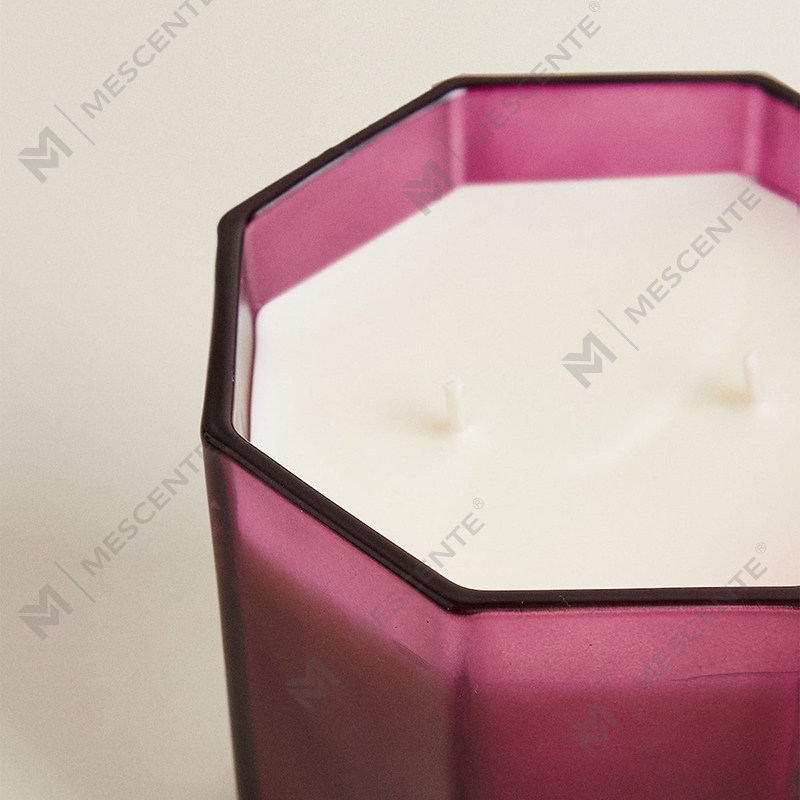 Luxusní vánoční vonné svíčky M&Scent Aromaterapie Svíčky ze sójového vosku v dárkové krabičce z černého skla