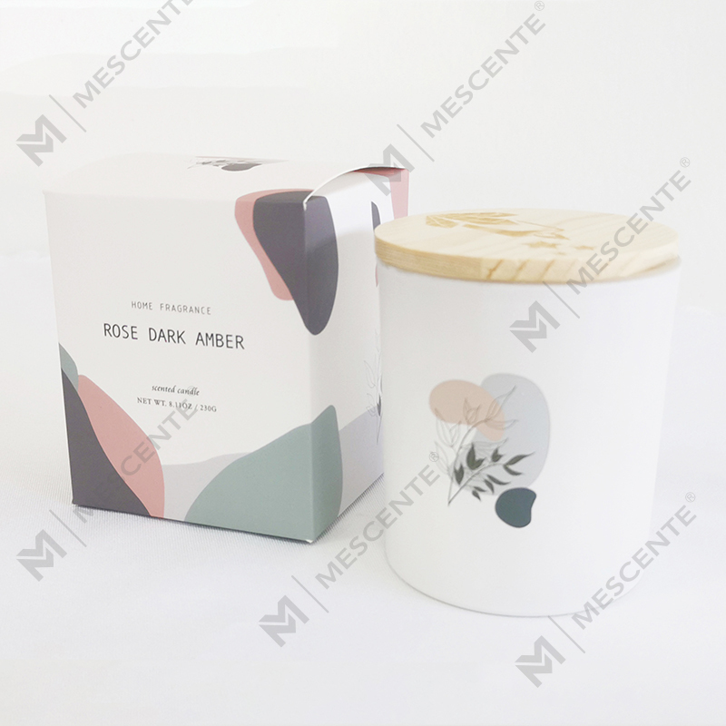 M&Scent Vícenásobné vysoce kvalitní 100% přírodní aroma vonné sójové svíčky ve skleněné nádobě s víkem