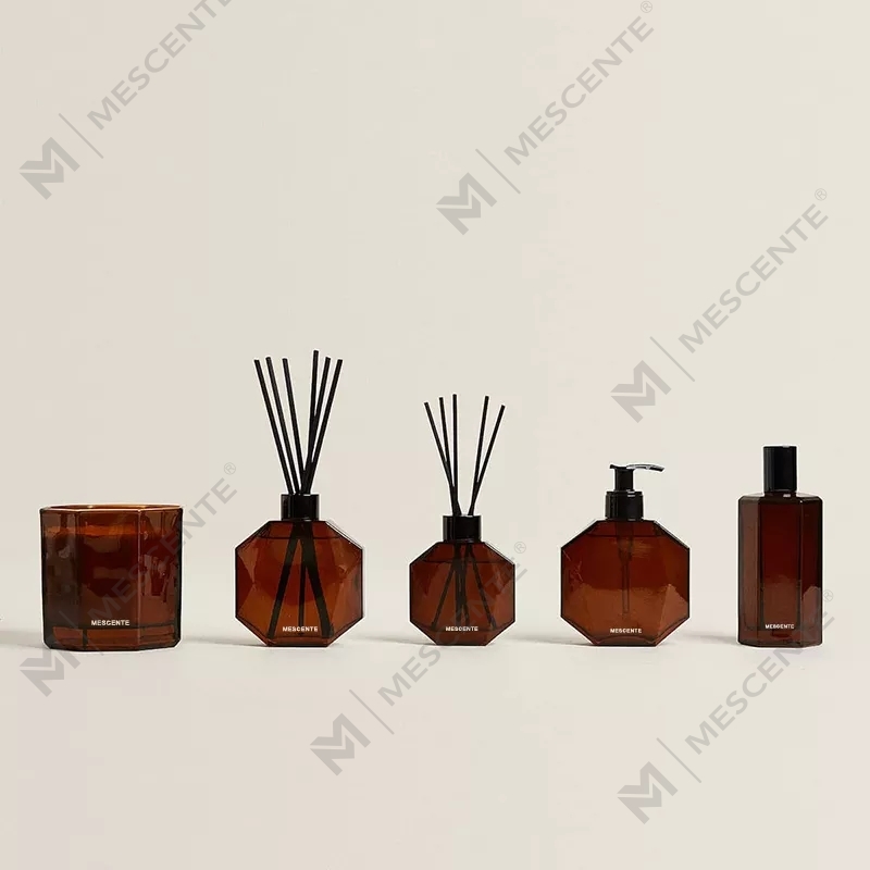 M&Scent custom luxusní privátní značka 200ml 500ml domácí rákosový difuzér s krabičkou