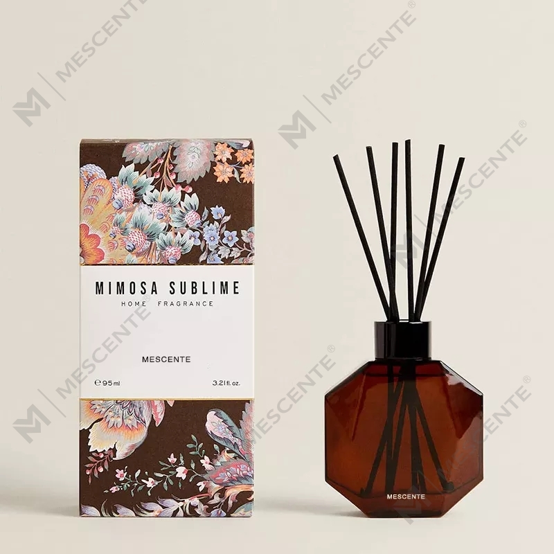 M&Scent custom luxusní privátní značka 200ml 500ml domácí rákosový difuzér s krabičkou