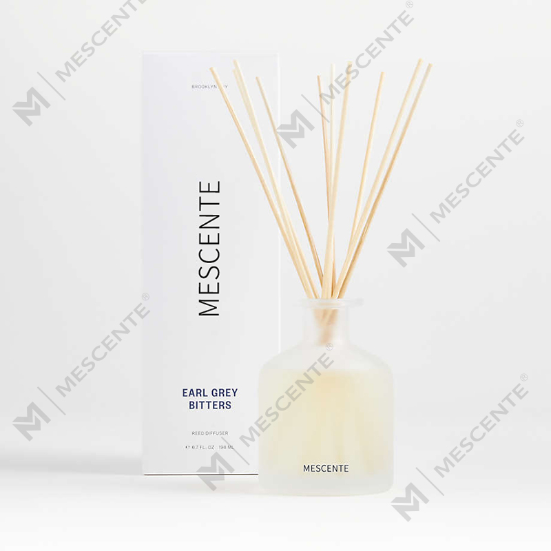 M&Scent luxusní privátní značka fialová barva aroma rákosový difuzér dárková sada s krabičkou