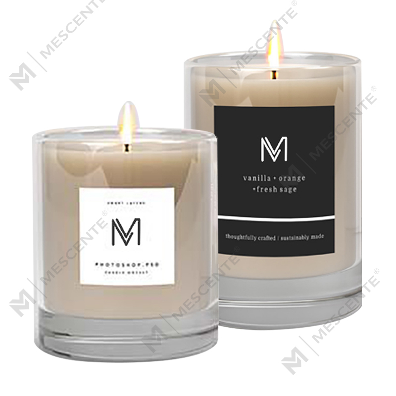 M&Scent velkoobchodní továrna přímo luxusní privátní značka vonné svíčky ze sójového vosku s krabicí ve velkém